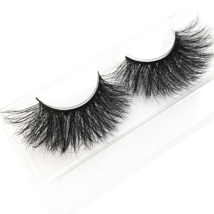 Reusable Hand-made 25mm 3D Mink Lashes Easy to Wear ZX16