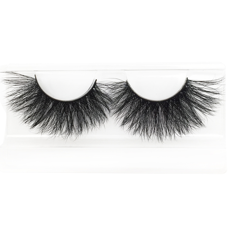 Reusable Hand-made 25mm 3D Mink Lashes Easy to Wear ZX16