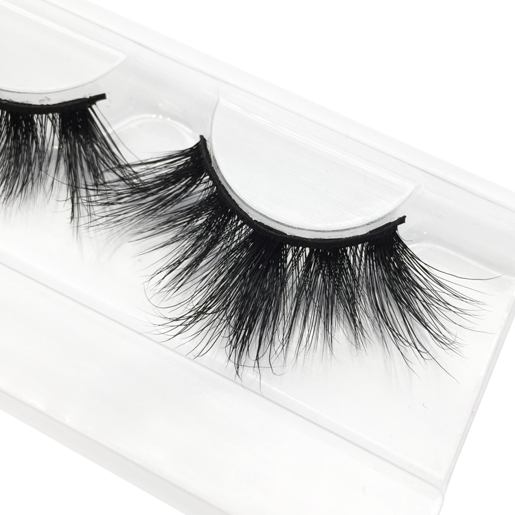 Wholesale 100% Real Siberian Mink Strip Lashes 3D Siberian Mink 25mm Lashes Vendor YY46