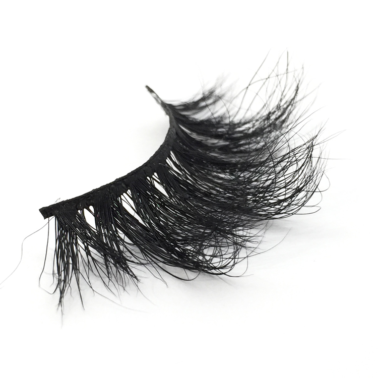 Reusable Hand-made 25mm 3D Mink Lashes Easy to Wear ZX16