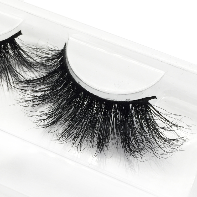 Private label 25mm mink eyelash supplier with custom packaging box JN41 