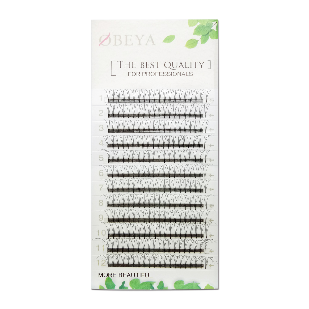 2020 Hot Seller 0.07 0.05 0.1 Premade Fans Eyelash Extension 2D-10D Fans Sample Accepted YY70