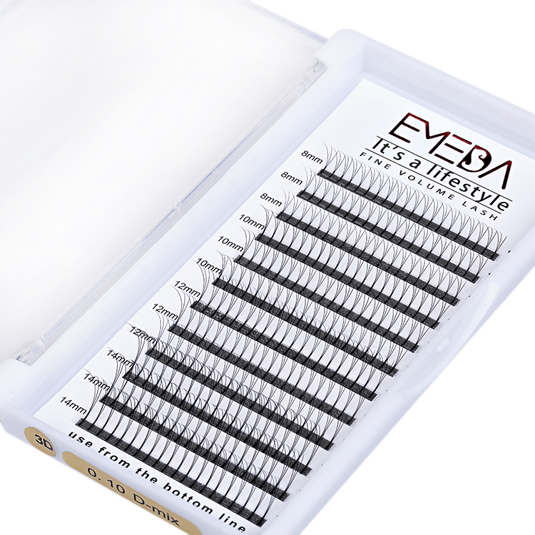 Prefessional 3D Eyelash Extensions Vendors With Factory Wholesale Price  Best Premade Volume Fans USA  YL46 