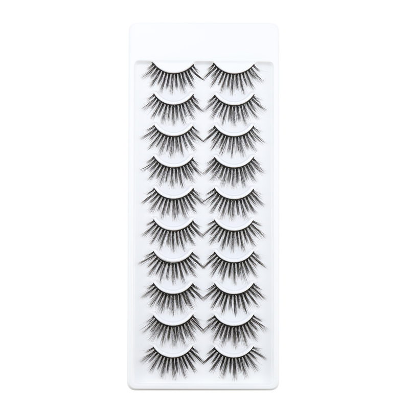 Wholesale Natural soft 3D silk lashes XJ111