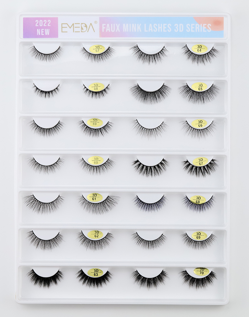 The New 2022 3D faux mink lashes Custom Wholesaler in the US