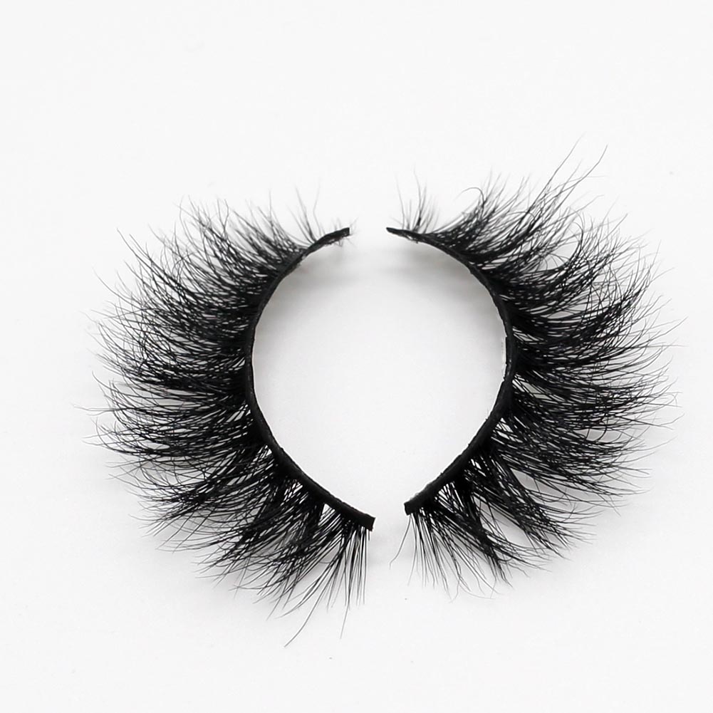 Top Quality OEM Private Label Natural Looking 3D Real Mink Fur False Eyelashes ZX10