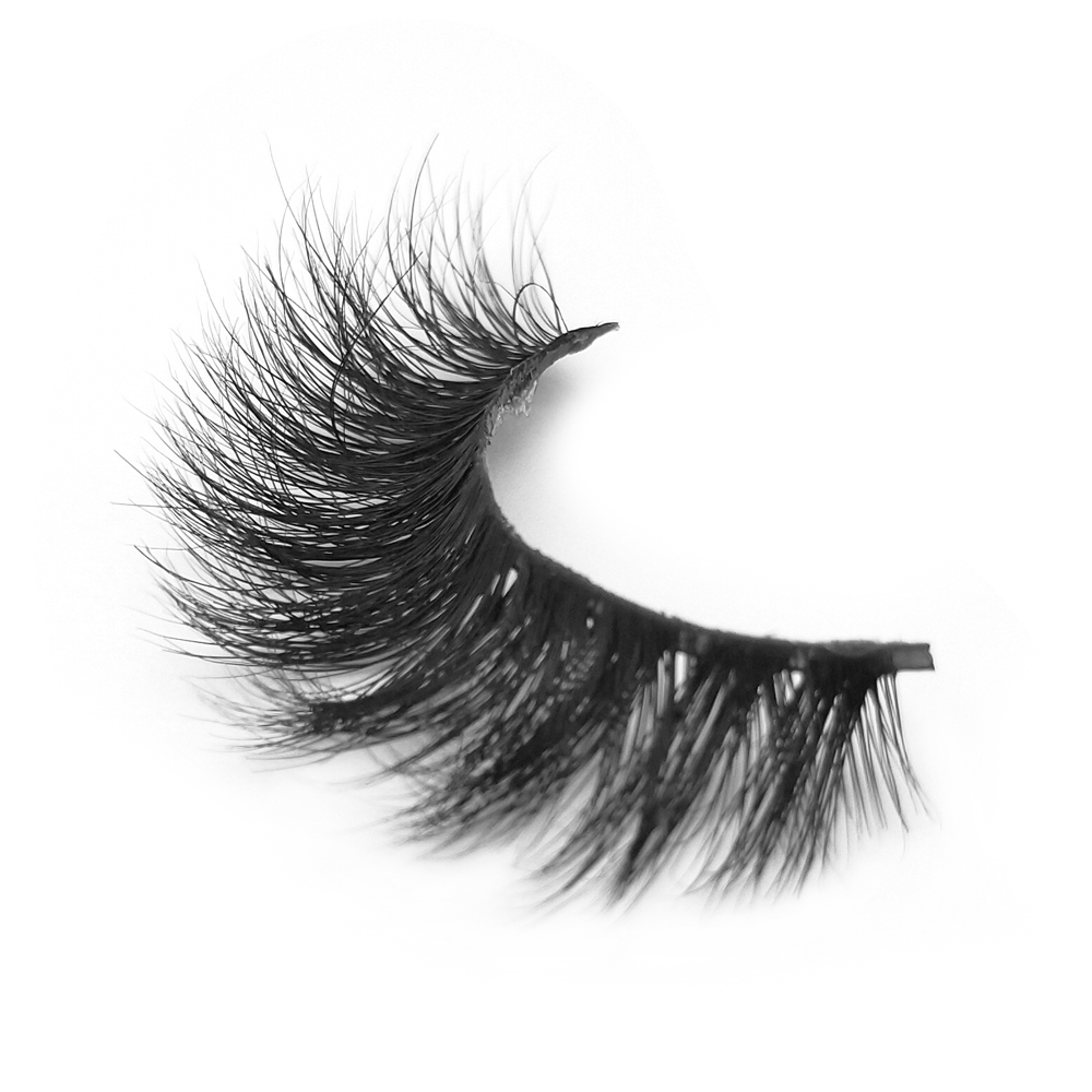 Wholesale Real Siberian 3D Mink Strip Lashes Handmade Dramatic private label QJ05