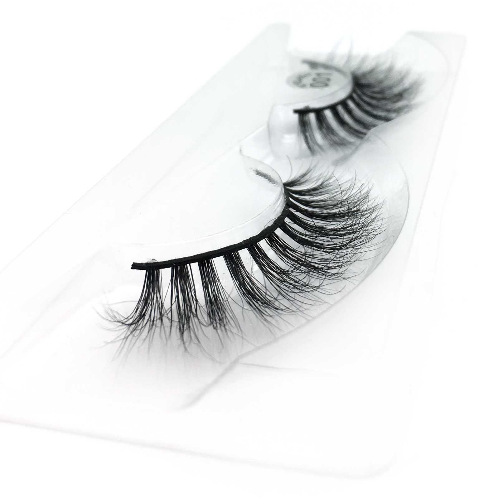 3D Mink Lashes Wholesale Vendors Supply 100% Real Mink Fur Strip Eyelashes with Private Logo in the US YY84