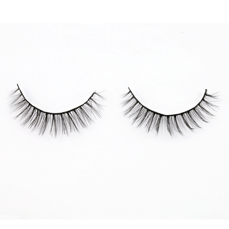 OEM 3D Round Eye Volume False Silk Lashes Vendor 2020 SPG29 ZX124