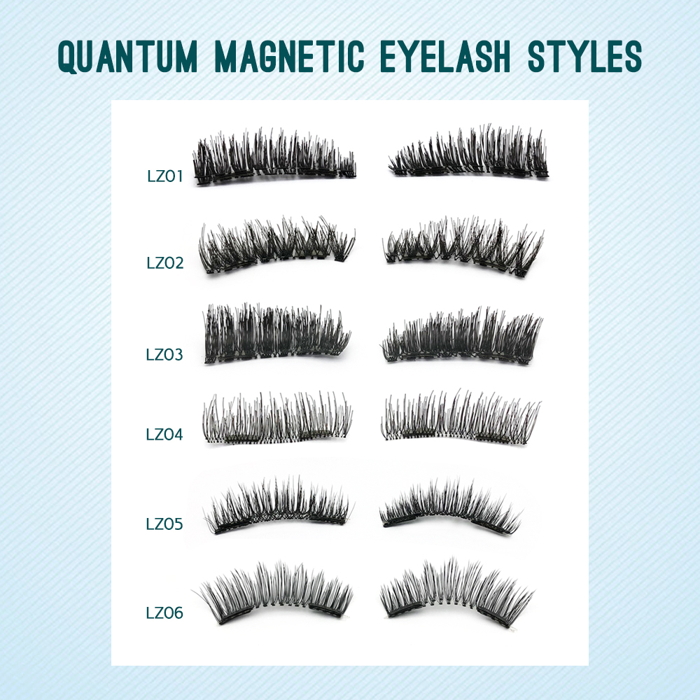 2020 New Product 3d faux mink quantum magnetic eyelashes ZX085