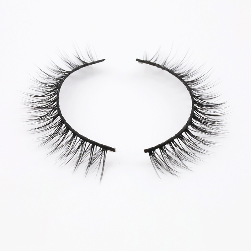 OEM 3D Round Eye Volume False Silk Lashes Vendor 2020 SP126 ZX107