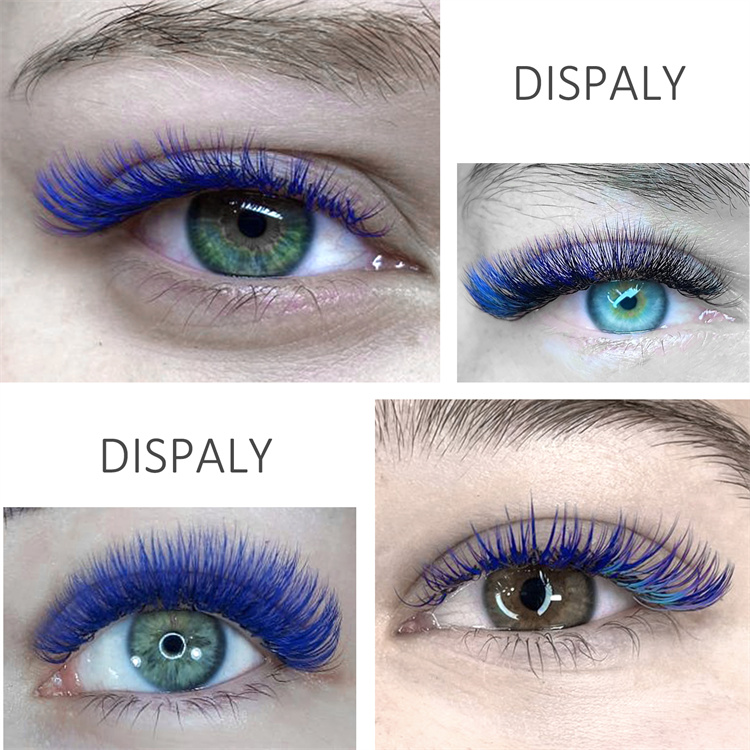 Private Label colored easy fan blooming lashes  LM