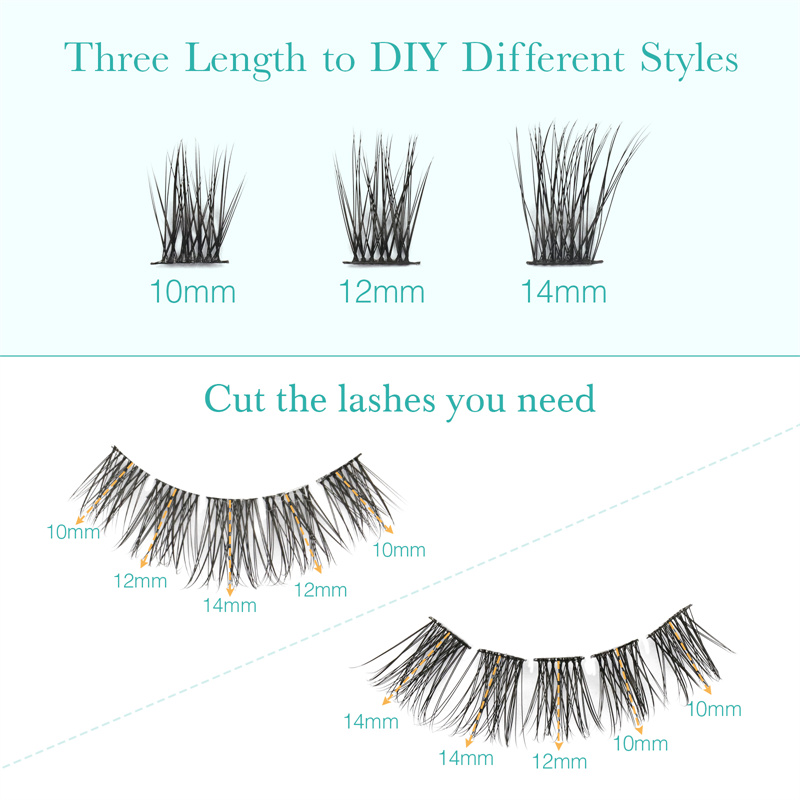 Wholesale Hot DIY lash extension clusters lashes XJ116