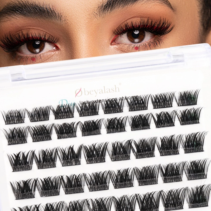 How to apply cluster/segmented lashes