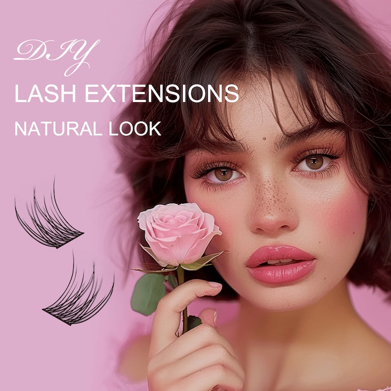 New Natural wispy style Fish tail DIY lash cluster lashes XJ166