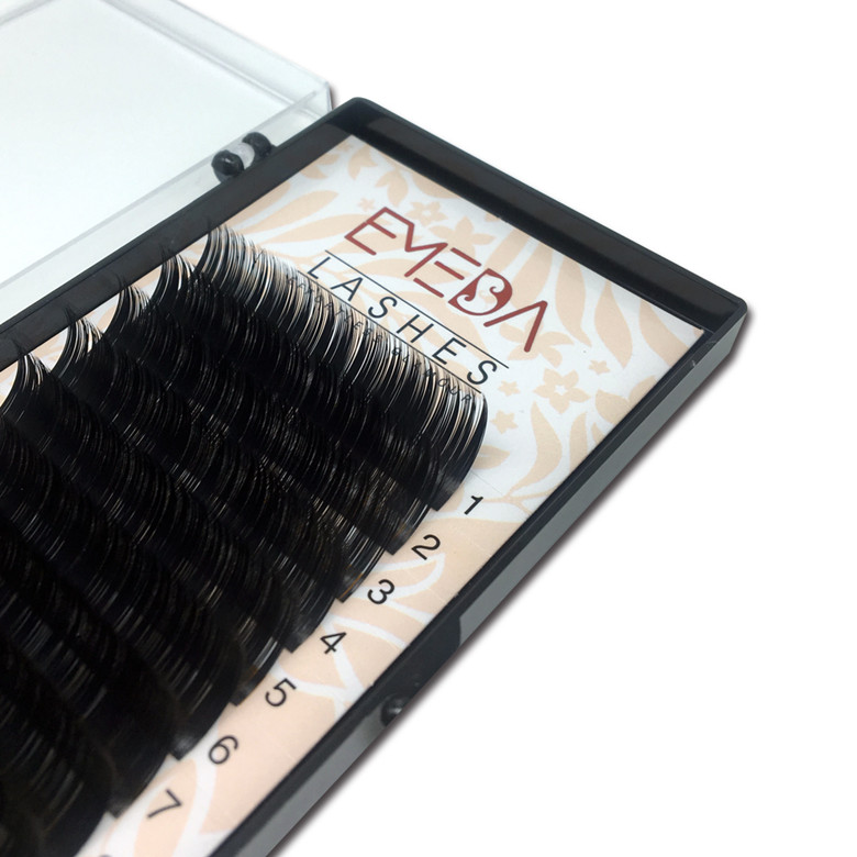 Top Quality Flat Eyelash Extensions With Factory Wholesale Price Eyelash Extension Vendor YL20