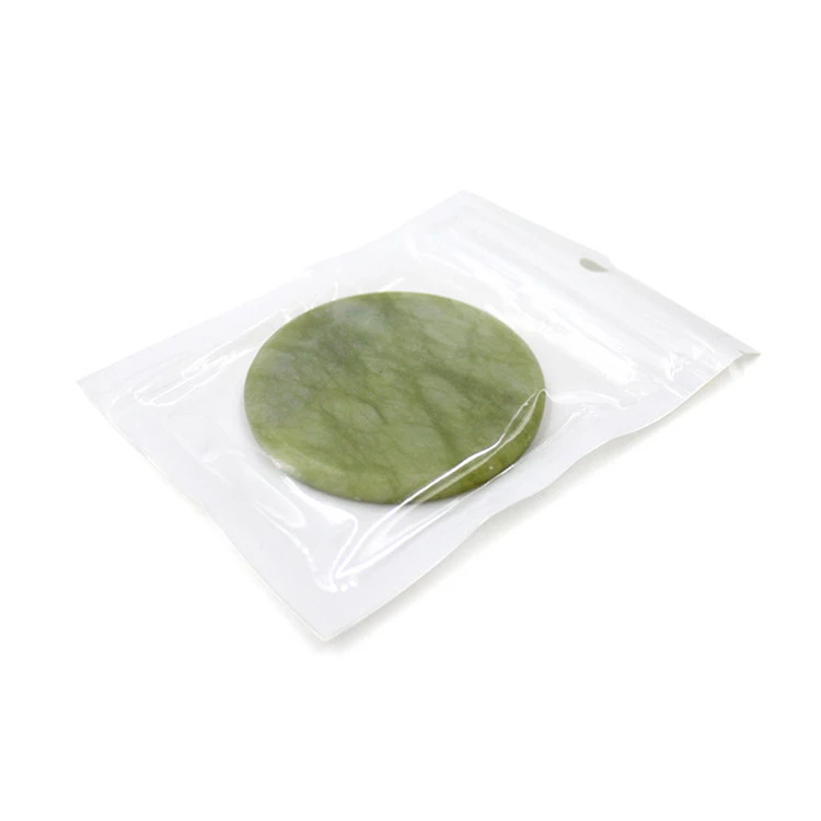 Wholesale 5CM Round Green Glue Holder Jade Stone for Eyelash Extension ZX079