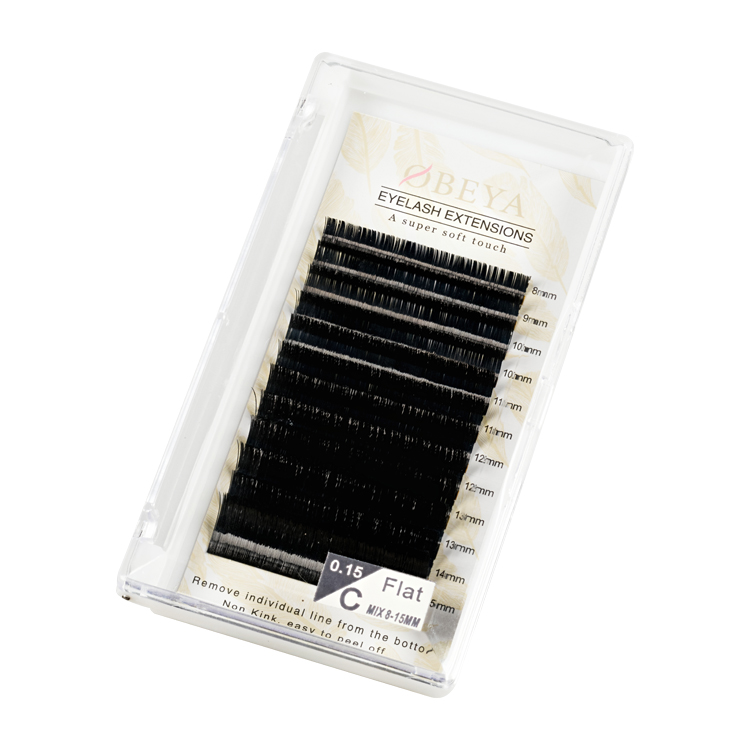 Top quality flat eyelash extension cashmere lash vendor with factory wholesale price UK YL59