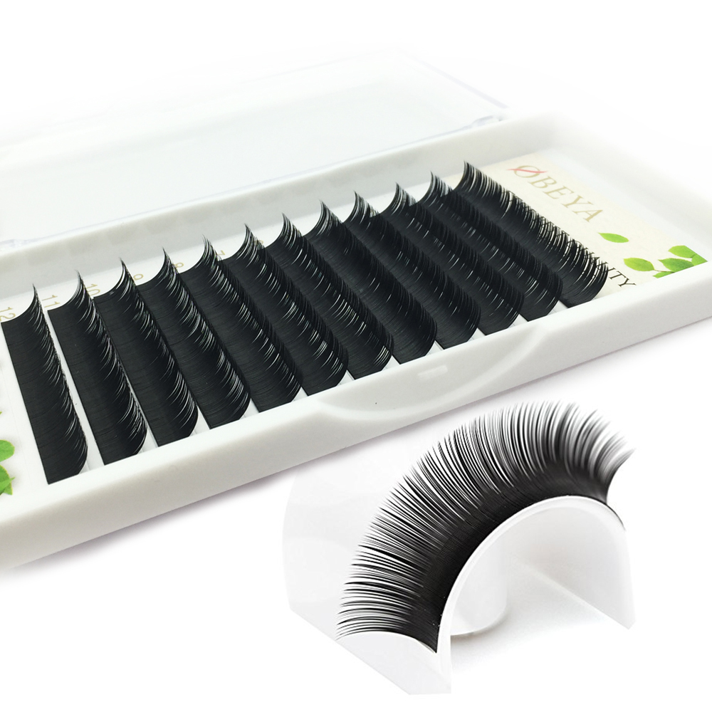 Soft and comfortable 0.15, 0.2,0.25mm thickness flat eyelash extensions best eyelash extensions vendor USA YL74