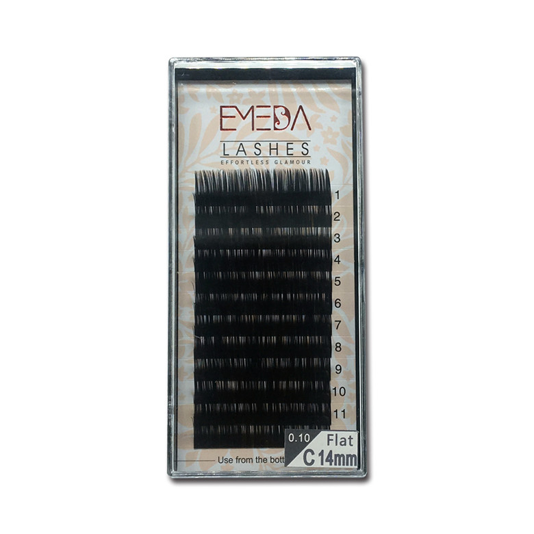 Top Quality Flat Eyelash Extensions With Factory Wholesale Price Eyelash Extension Vendor YL20