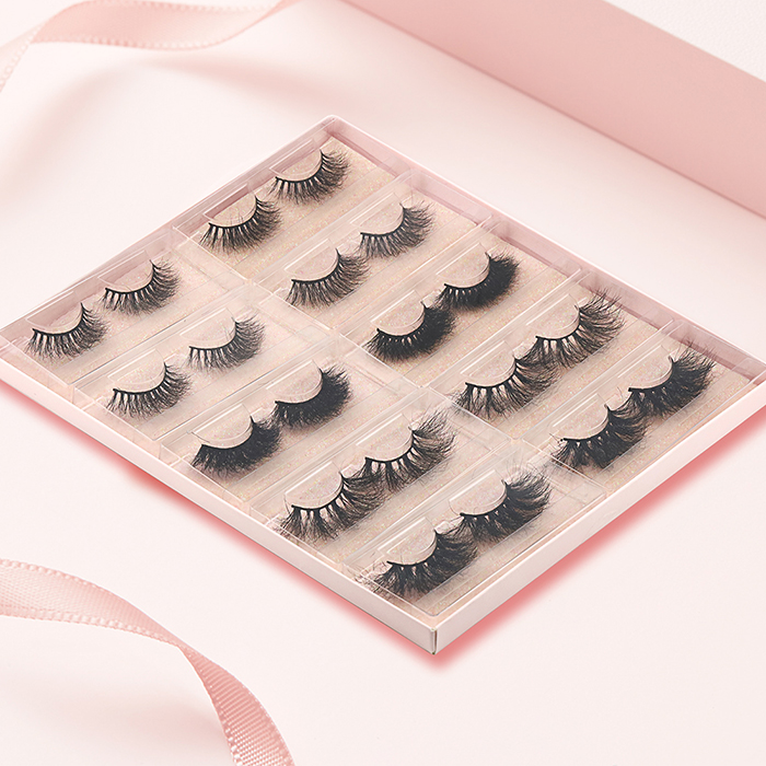 Mink handmade strip lashes wholesale bulk QC01