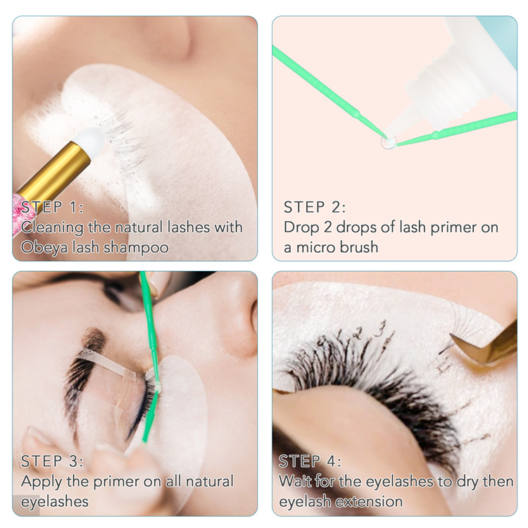 Waterproof private label Lash primer eyelash extension 