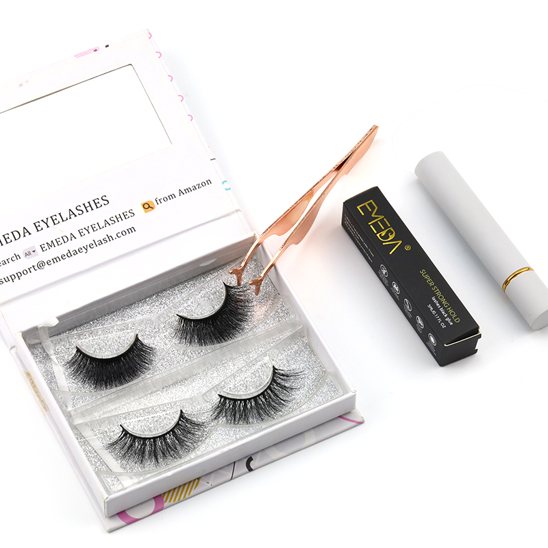 wholesale Hot Mink lashes with custom lash package in US XJ83