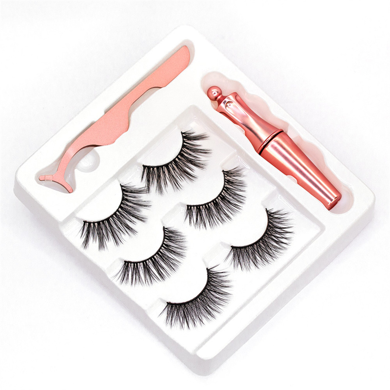 2022 New Magnet Fake Lashes and Waterproof  Magnet Eyeliner Liquid Custom Wholesale in US LM