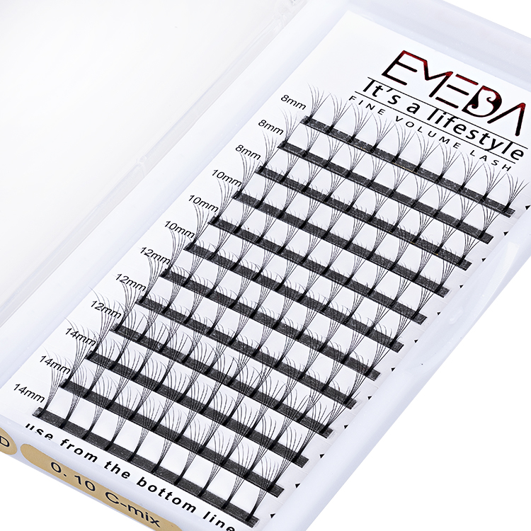 Inquiry For Wholesale 5D Eyelash Extensions Premade Fan Lashes Vendors Long Stem And Short Stem YL37