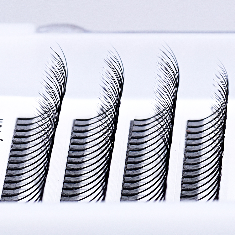 Professional 5D Eyelash Extension Manufacturers With Factory Wholesale Price Heat Bonded Premade Fan Lashes   YL45