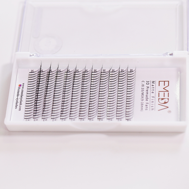 Wholesale Russian Volume Lash Eyelash Extension Premade Fanned Volume Lashes ZX03