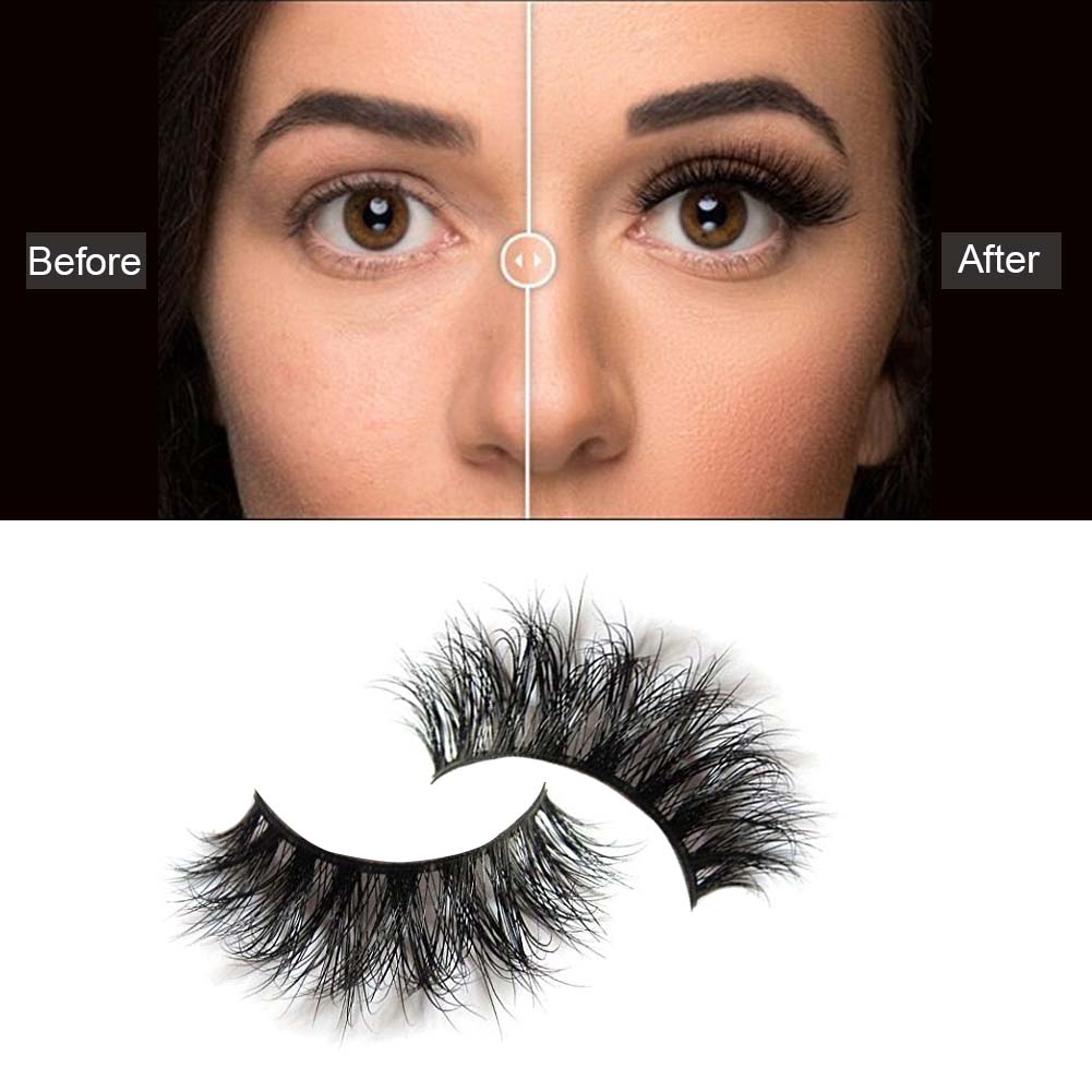 High Quality Cheap Handmade Customized Packing Beauty Tools Thick Long Soft 5D Mink Eyelashes ZX09