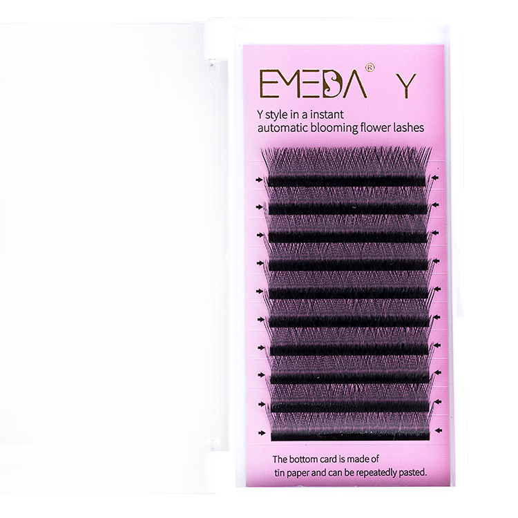 2019 New style YY lash extension professional eyelash vendor with factory wholesale price 0.07 thickness B/C/D curl YL57