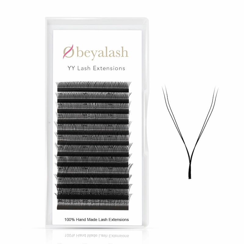 Hot Selling YY Shape Lash Extension Fluffy Natural Effect LM