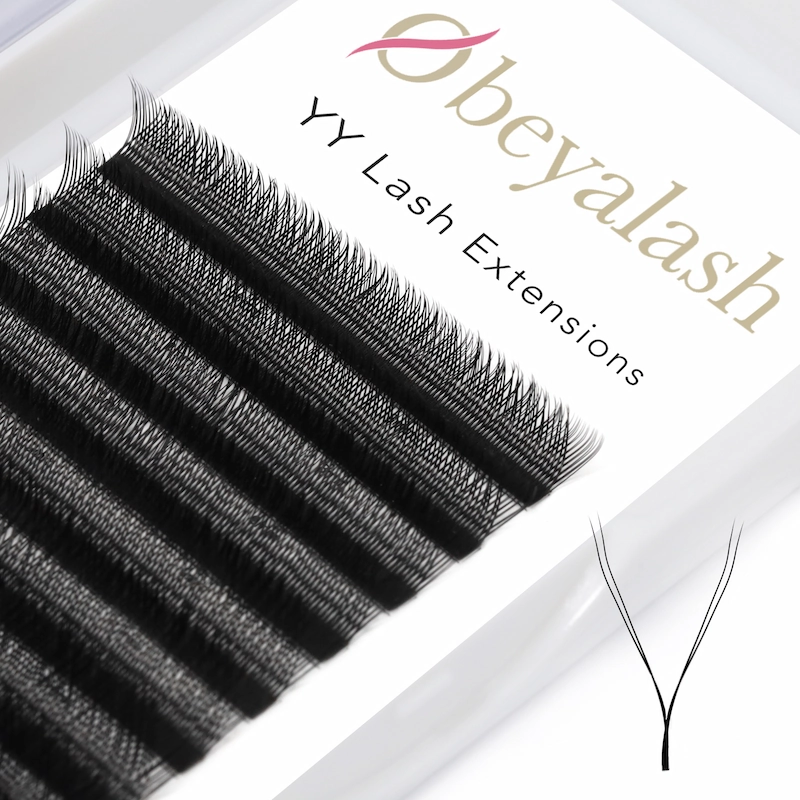 Hot Selling YY Shape Lash Extension Fluffy Natural Effect LM