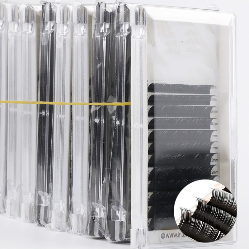 Best Quality 0.05mm Matte Black Eyelash Extensions with Private Label 