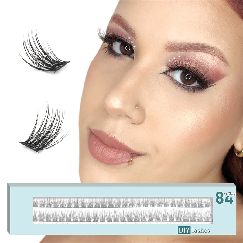 Wholesale clusters DIY lash extensions ribbons segmented lash XJ119