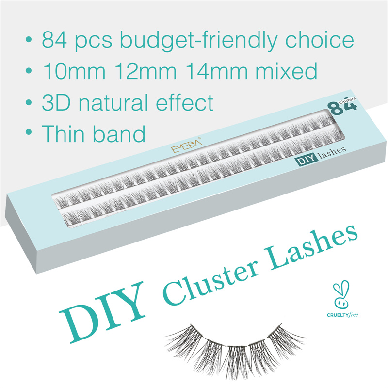 Wholesale clusters DIY lash extensions ribbons segmented lash XJ119