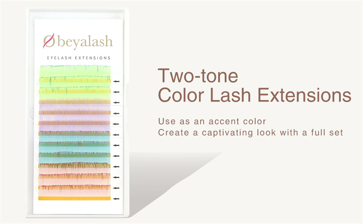 Colored Eyelash Extensions Wholesale Price 0.07 0.10 Thickness LM