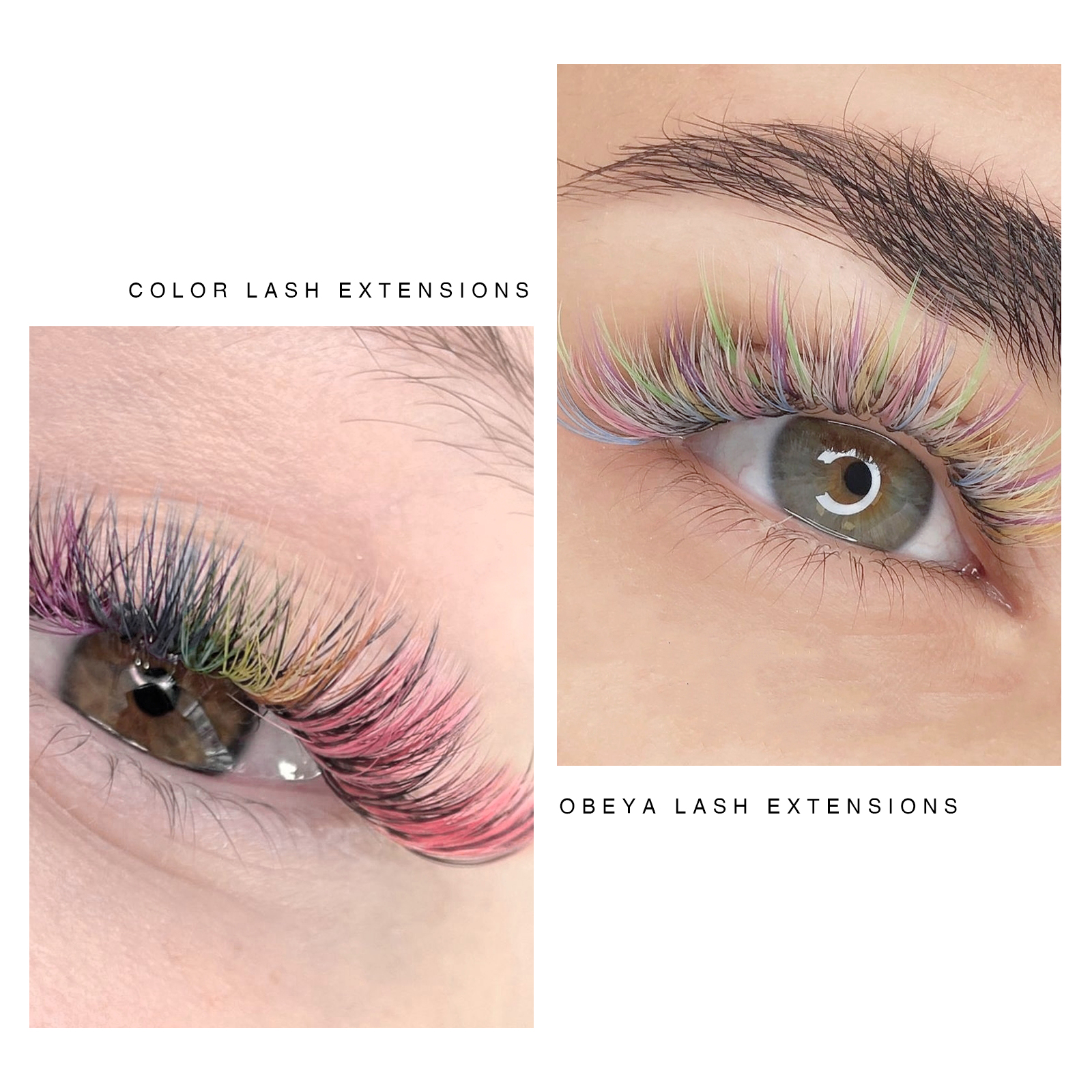 Private label colored eyelash extensions for wholesale