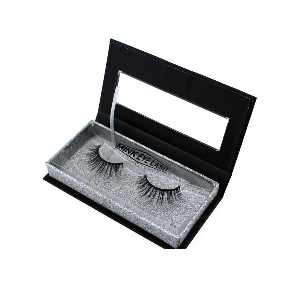 Private Label  Real Mink Lashes Custom Eyelash Packaging Box ZX036