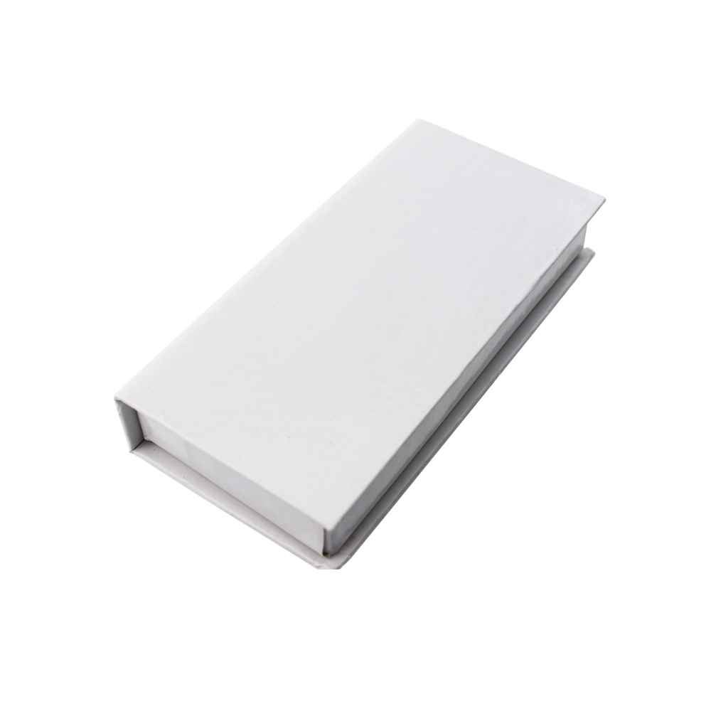 Ins Minimalist Style White Wholesale Custom Eyelash Packaging Box ZX032