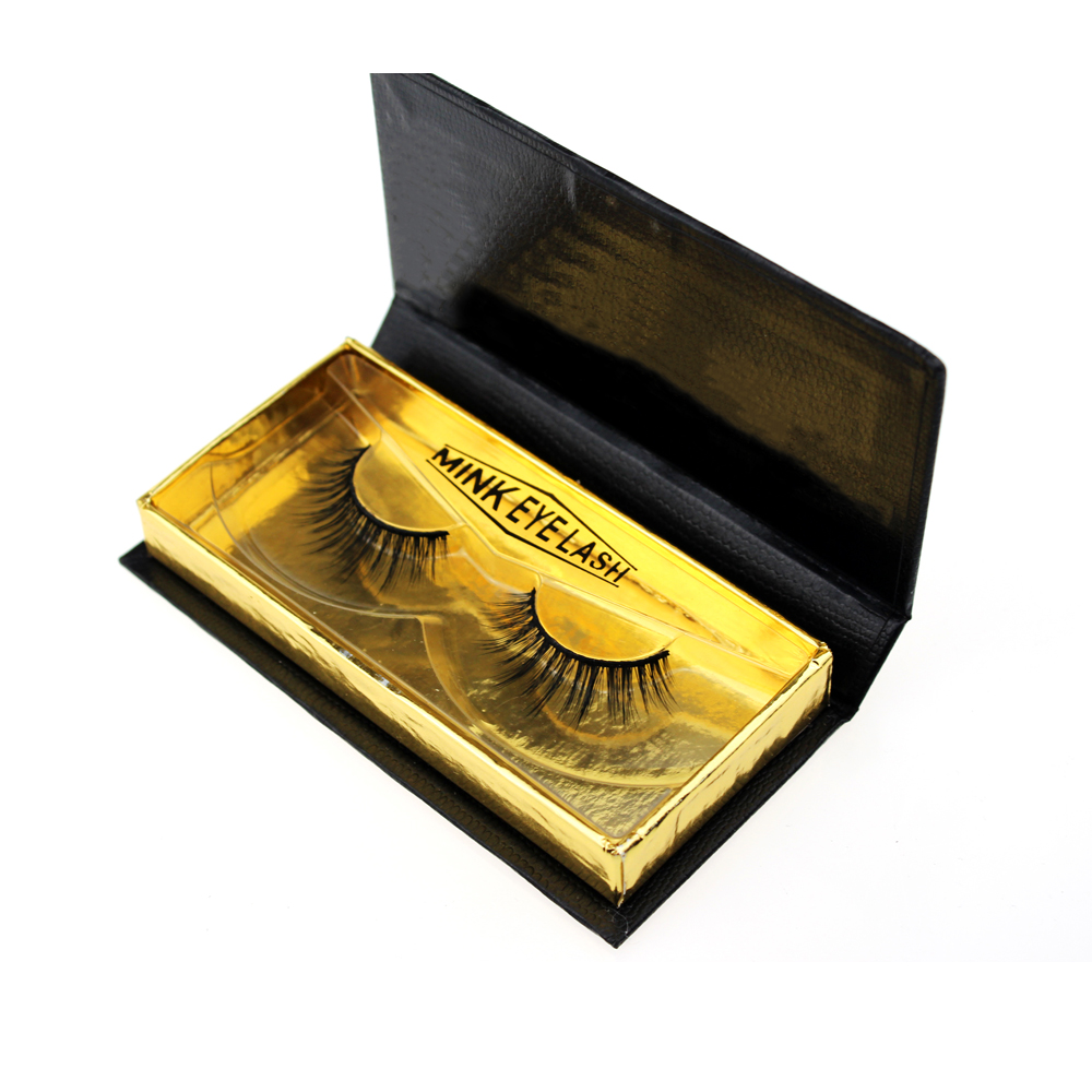 Wholesale Business Black Custom Eyelash Packaging Box ZX031