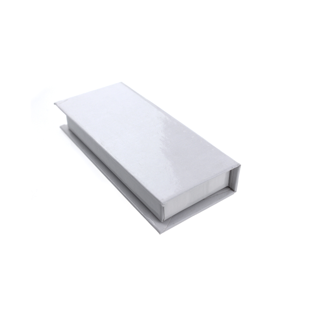 Ins Minimalist Style White Wholesale Custom Eyelash Packaging Box ZX032