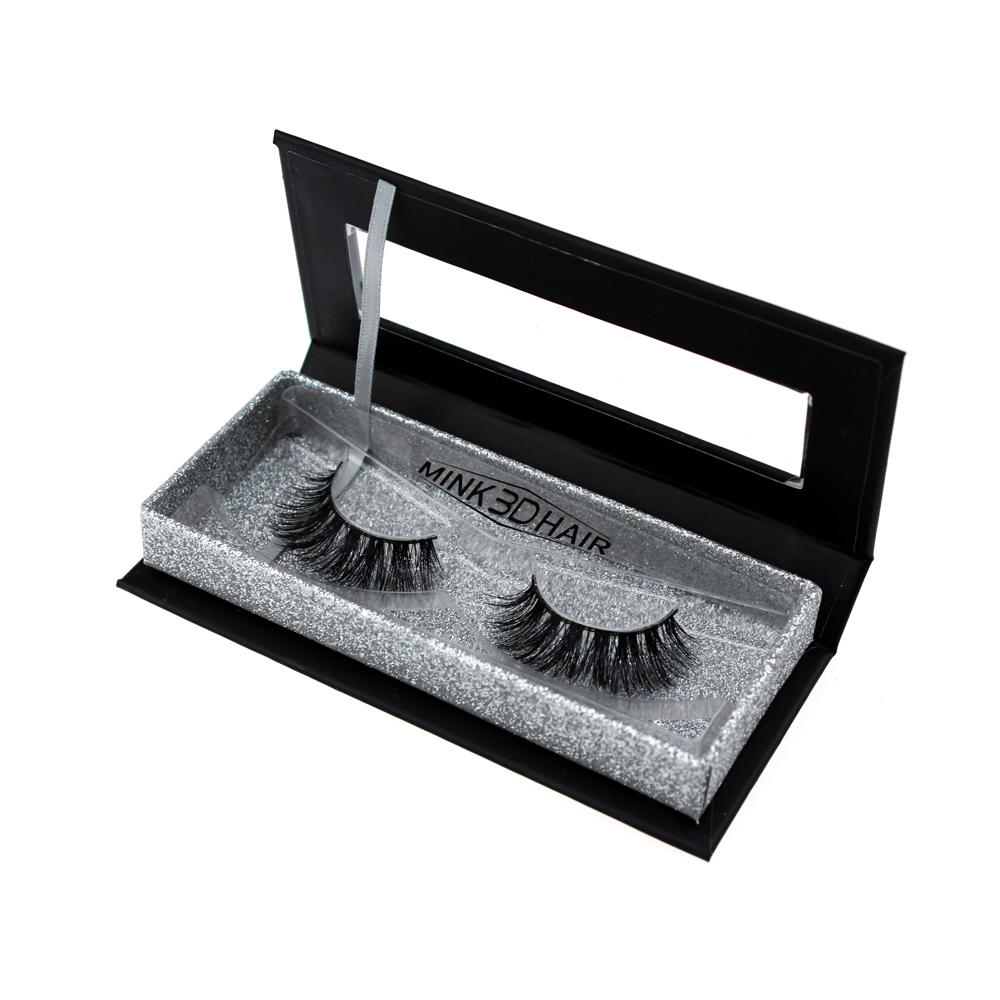 Private Label  Real Mink Lashes Custom Eyelash Packaging Box ZX036