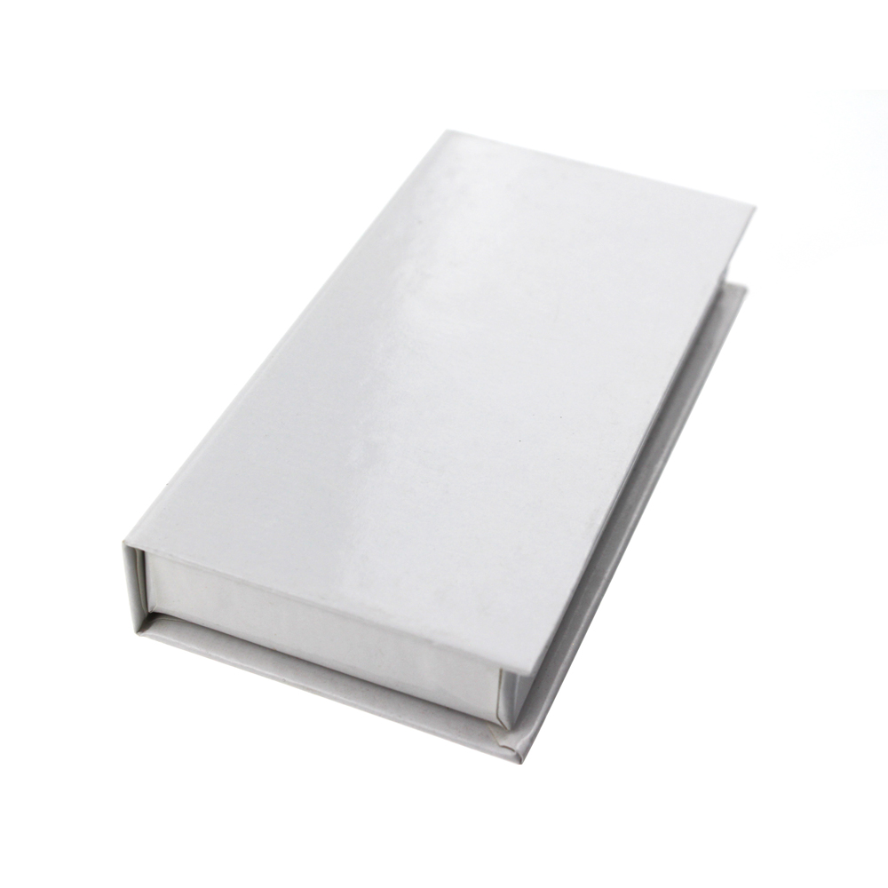 Wholesale White Rectangle Eyelash Packaging Box for Strip Lashes ZX035