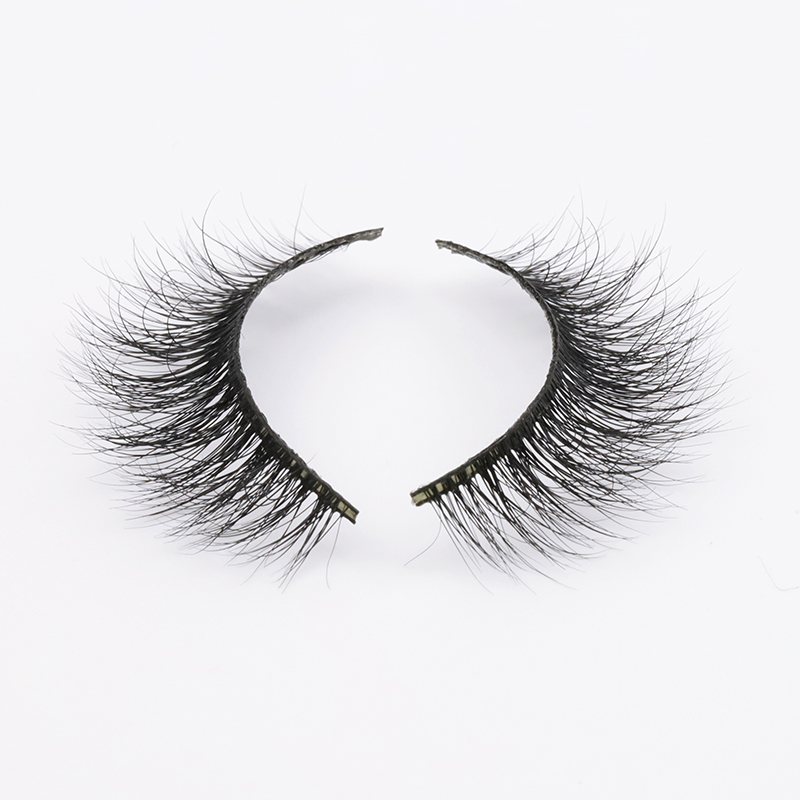 Wholesale 100% Cruelty Free Black Cotton Band 3D Mink Fur Eyelashes Manufacturer 2020 PD48 ZX110