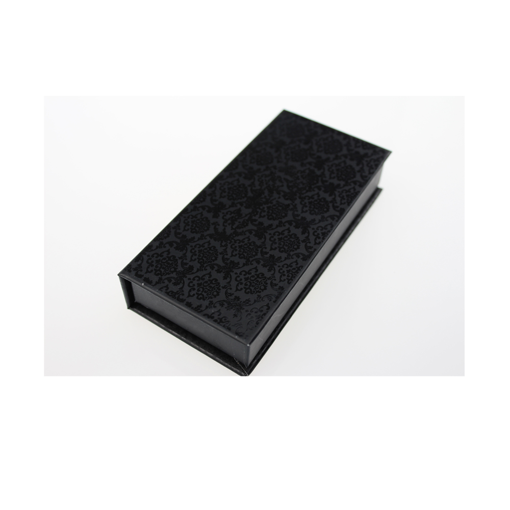 Wholesale Business Black Custom Eyelash Packaging Box ZX031
