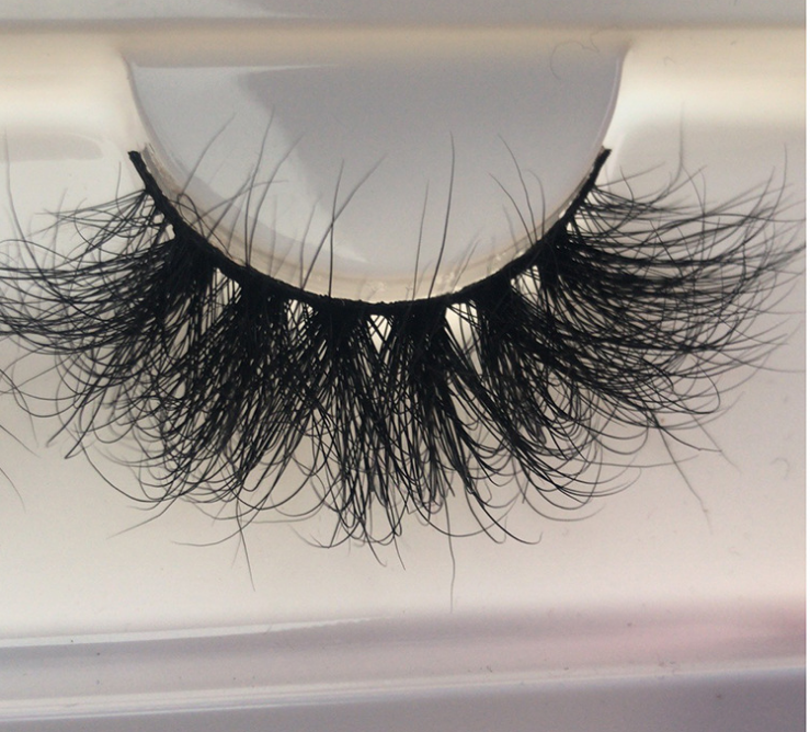 More fluffy real mink strip eyelash wholesale price custom logo lash packaging xx