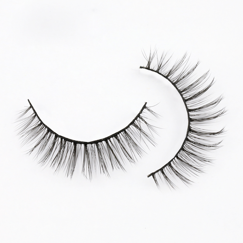 OEM 3D Round Eye Volume False Silk Lashes Vendor 2020 SPG29 ZX124